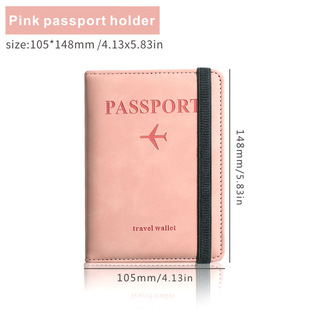 anti-theft brush visa rfid passport holder anti-magnetic travel protective set passport holder passport bag boarding pass luggage tag