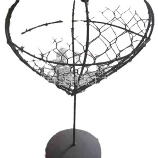 Supply fleshy hanging ring fleshy wrought iron wreath hook fleshy flowerpot Holy saliva wreath fleshy iron wire