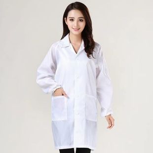 Electrostatic clothing medium thin anti-static clothing gown dust-free electrostatic overalls anti-static top dust-proof overalls