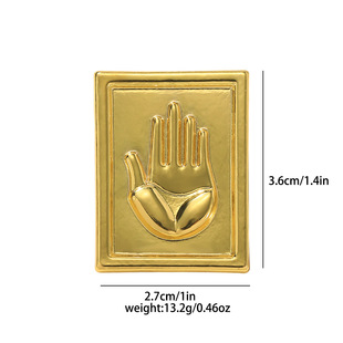 Temu hot sale anime peripheral jojo jojo's wonderful adventure gesture brooch empty strip Totaro hat badge