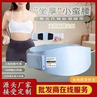 Smart EMS hot compress massage belt Big Aunt warm Palace belt New lazy body shaping waist and abdomen massager wholesale