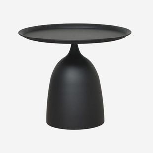 Sofa Side Table Minimalist Light Luxury Small Coffee Table Black Mini Modern Simple Creative Small Size Round Living Room Corner Table