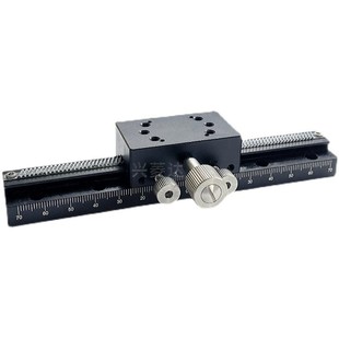 X-axis manual sliding table XDTLS80/100/150 rack and pinion extension 200E-EIM01 dovetail groove displacement table