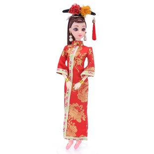 Новый продукт Ya Mengle одеваются куклы Cheongsam в старинном стиле Gege кукла фея девушка игрушка принцесса юбка