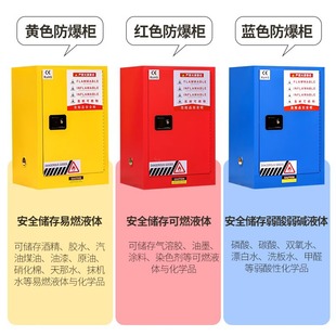 Explosion-proof cabinet alcohol fire-proof explosion-proof box lithium battery rechargeable chemicals safety cabinet explosion-proof cabinet hazardous chemicals storage cabinet