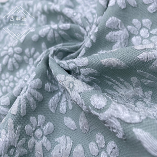 Sea Urchin Flower Stereo Embossed Jacquard Comfortable Breathable New Chinese Style suit dress Shirt Lolita Bag Fabric