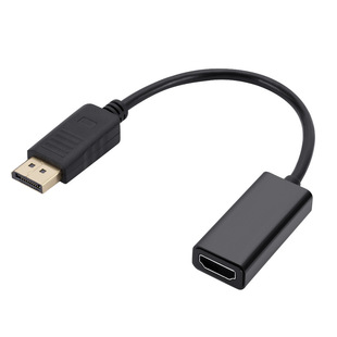 4K Large Dp to HDMI Adapter Cable Dp to HDMI Female Displayport Interface High-Definition Display Projector