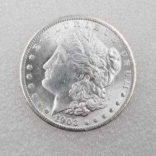 Антикварные поделки 1903 латунный материал S версия латунного серебра Morgan серебряный доллар Иностранный серебряный доллар