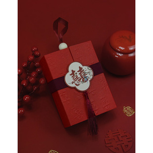 Chinese style candy box candy box table candy box big red wedding wedding wedding wedding gift box wholesale