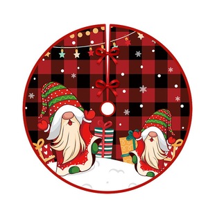 Cross-border Christmas Tree Dress Creative Printing Tree Bottom Decoration Christmas Apron Decoration Carpet Mat Scene Layout