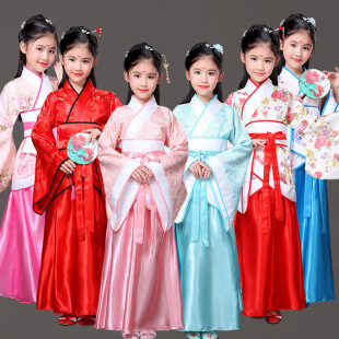 Children's costume fairy dress Hanfu princess imperial concubine improved little girl studio performance writing dance performance costume