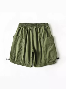 2024 Summer New Large Pocket Functional Style Japanese Tooling Loose Sports Casual Shorts Tooling Shorts