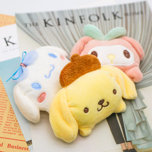 Cartoon plush brooch cute jade poodle doll small pendant bag jewelry diy clothing accessories wholesale