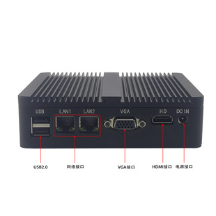 All-in-one industrial control mini host fanless micro industrial computer touch teaching conference 4K host computer