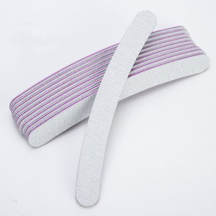 Spot straight curved half-moon nail file strip nail polish strip manicure sanding strip tool double-sided thickness