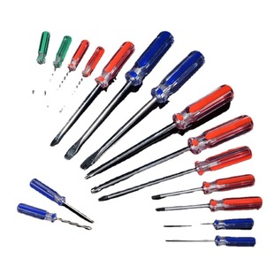 Zhen brand transparent color bar crystal handle screwdriver color cross word 3*75 single use portable screwdriver suit