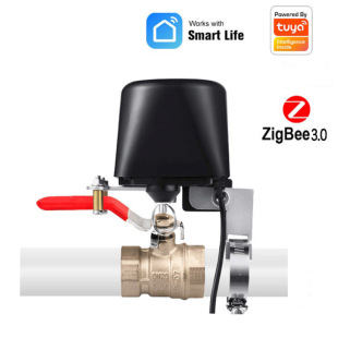Граффити Интеллектуальный клапан Zigbee3.0 манипулятор клапан дистанционного управления может быть связан с газом чувство дыма чувство погружения в воду