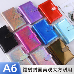 Cross-Border A5 Korean Ins Small Fresh Notebook A6 Macaron Simple Loose-Leaf Notebook Girly Heart Notebook Wholesale