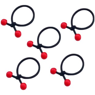 Children's Headband Small Red Bean Rubber Band Simple Hair Accessories Headwear Children's Hair Band Does Not Hail Baby's Horse Tail Rubber Band Women