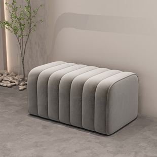 Shoe Changing Stool Home Door Light Luxury Soft Bench Modern Simple Sofa Side Stool Cloakroom Sofa Stool Bed End Stool