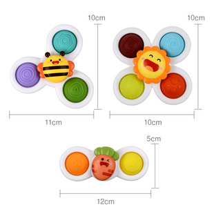 Anti-rodent Pioneer Hand-held Board Baby Press Exercise Board Finger Bubble Music Suction Cup Turning Music Top Suction Cup Toy