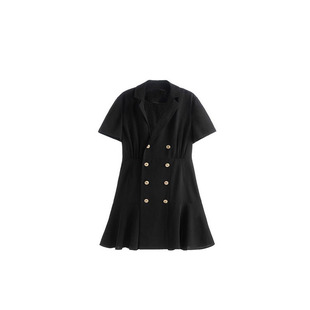 2023 Spring and Summer New Official Occasion Dress Summer Waist Slimming Professional Temperament Knowledge Interview Dress for Women