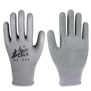 Alang star 568 latex wrinkle gloves labor protection wear-resistant non-slip work construction site work protection men and women