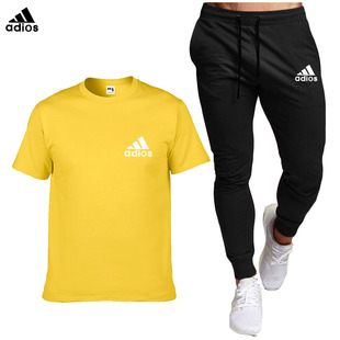 2024 новый стиль AliExpress мужские спортивные брюки летние хлопковые повседневные брюки l Футболка с принтом внешней торговли
