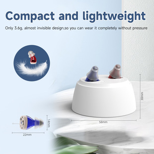 Cross-border in stock hearing aid for the elderly sound amplifier rechargeable CIC sound collector accessories hearing aids