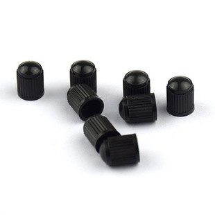Car and Bicycle Tire Valve Core Dust Cover Black Plastic Valve Cap with Modified Green Valve Cover