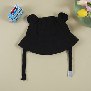 Ins New Baby Cute Rabbit Ears Basin Hat Baby Travel Big Brim Sun Hat European and American Baby Fisherman Hat
