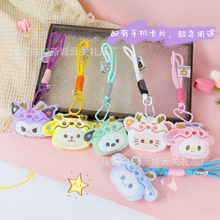 [Yunguan Gift] Cartoon Creative Headgear Sanrio Doll Phone Case Pendant Dragon Year National Style Bag Hanging Ornaments
