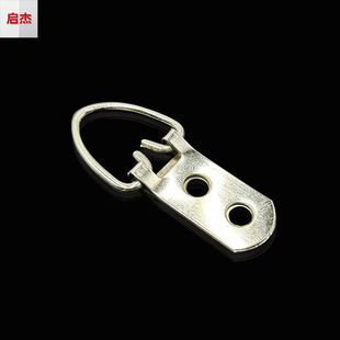 New thick silk double hole hanging ring hardware hook silver big hanging Chinese painting calligraphy hook cross stitch back plate hook