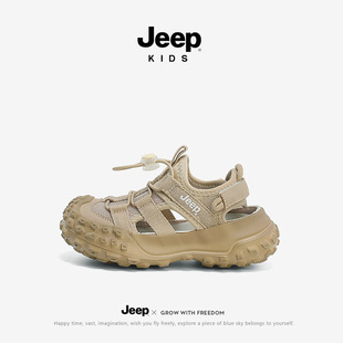 Jeep сандалии для мальчиков кроссовки baotou 2024 новые детские детские туфли для ручья летняя нескользкая пляжная обувь