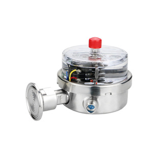 Precision pressure control sanitary diaphragm electric contact pressure gauge for food processing in YNXCTP100BF pharmaceutical factory