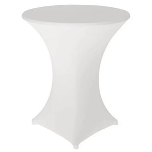 Factory direct elastic cocktail table cover wedding round high-legged tablecloth solid color bar bar table cover table skirt
