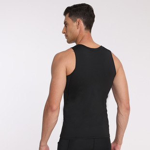 Cross-border Sports Tight Fitness Vest Men's Running Basketball Training Gym Summer Base Quick-drying Clothes