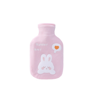 Menghe hot water bag water injection warm handbag cute Bonny Rabbit Warm water bag thickened rubber explosion-proof liner strictly selected wholesale