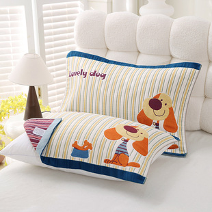 Cotton Pillow Towel Thickened Cotton Gauze Baby Pillow Tape Pair Adult Extra Large Four Seasons Single Pillow Core Cover Towel