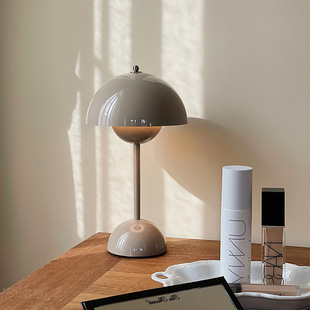 Nordic Denmark Flower Bud Lamp Ins Style Wedding Long Lamp Pair of Led Bedroom Bedside Atmosphere Decorative Table Lamp
