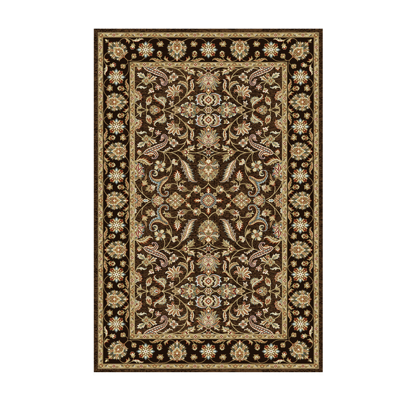 Cross-Border Imitation Cashmere Carpet, American Retro Ethnic Style Living Room Sofa Coffee Table Rug, Moroccan Bedroom Bedside Blanket