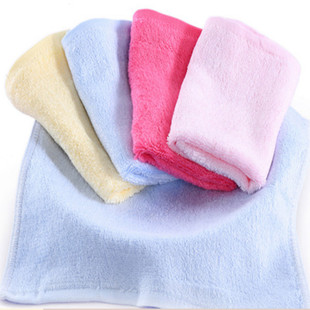 Chinese Knot Bamboo Fiber Square Small Towel Children's Baby Spit Square PD5057 Full Bamboo Small Square Towel