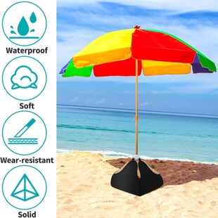 Cross Border Beach Umbrella Padded Sandbag Beach Umbrella Sand Anchor Oxford Cloth Sandbag for Outdoor Terrace Garden