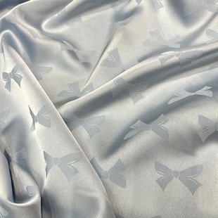 New 90g stretch satin bow satin bow satin bow satin satin bow satin fabric halter pajamas fabric