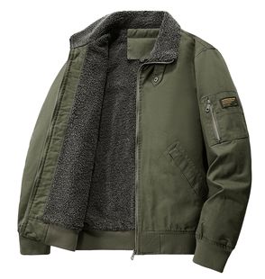 2024 Autumn and Winter New Men's Jacket Fashion Workwear Casual Lapel High-end Sense Jacket Men's Spring Autumn and Winter Cross-border Clothing