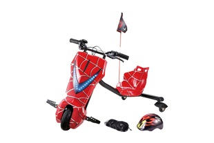 Net Celebrated Electric Three-Wheel Drift Kart Square Entertainment Retractable Battery Tail-Flick Adult Children Drift Car