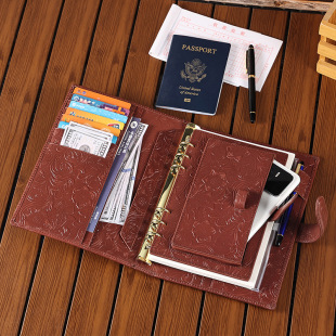 Joyir New Leather Notepad Multifunctional Replaceable Living Core Notebook Business Office Pattern Notepad