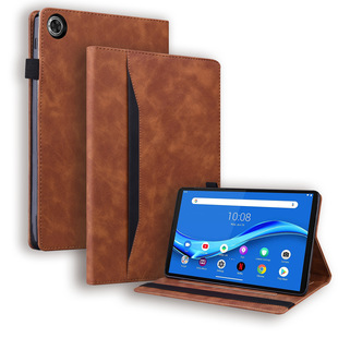 Подходит для Lenovo Tab M8 4-го поколения плоский кожаный чехол M9 винтажный Матовый держатель для карт защитный чехол M10 сплошной цвет