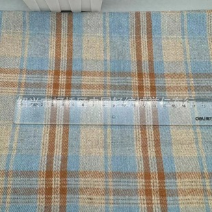 2024 New Autumn and Winter Plaid Fabric Twill Polyester Cotton Yarn-dyed Fabric Brushed Flannel Fabric Shirt Jacket Fabric