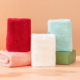 Coral Velvet Towel Gift Box, Good-looking Inner Small Gift, Practical Gift for Gifting, Mother's Day Nurse Holiday
